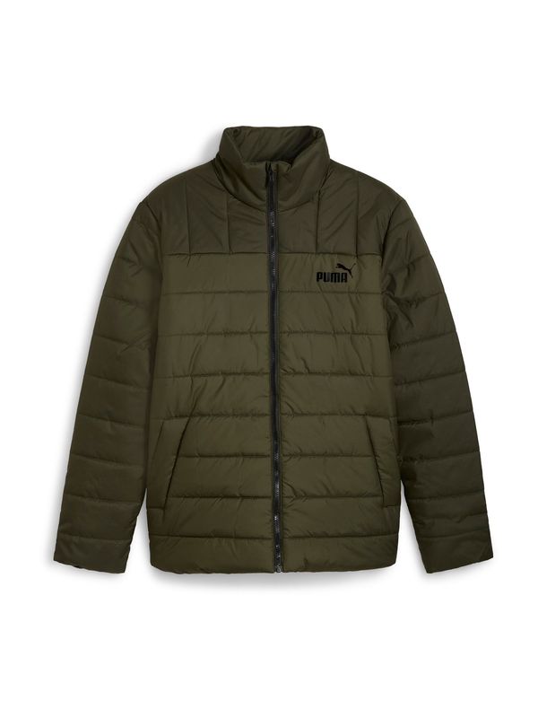 PUMA PUMA Športna jakna 'ESS+'  oliva / črna