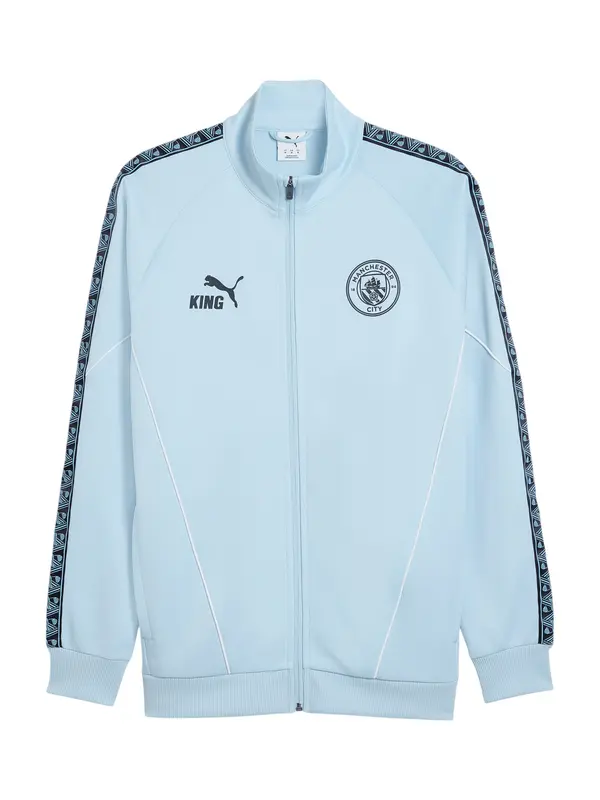 PUMA PUMA Športna jakna 'Manchester City King Anthem'  svetlo modra / črna
