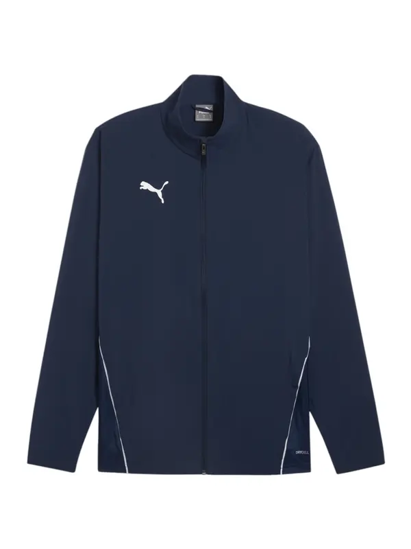 PUMA PUMA Športna jakna 'TeamGoal'  temno modra / bela