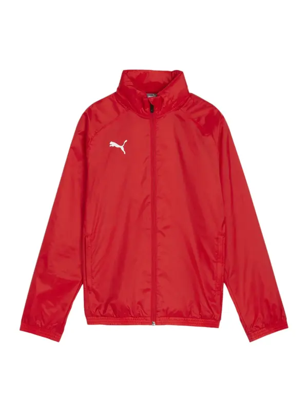 PUMA PUMA Športna jakna 'TeamGoal'  živo rdeča / bela