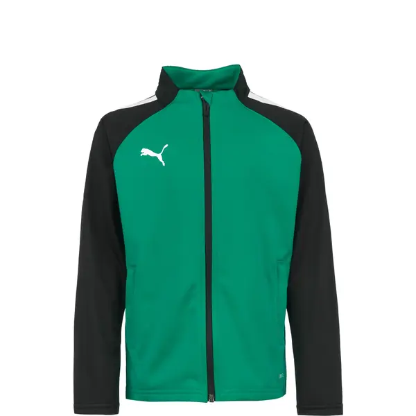 PUMA PUMA Športna jakna 'TeamLIGA'  antracit / travnato zelena / bela