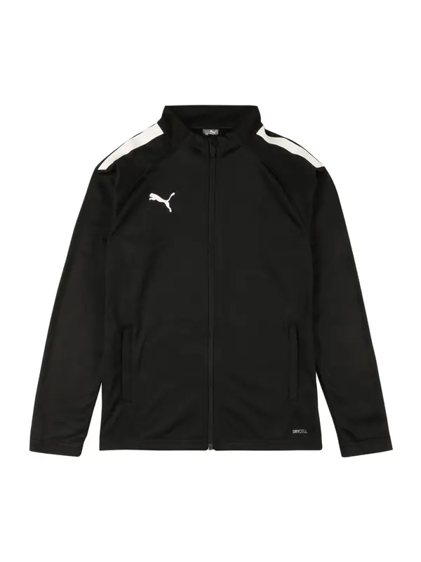 PUMA PUMA Športna jakna 'TeamLiga'  črna / bela