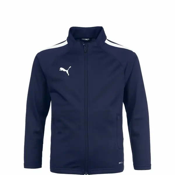 PUMA PUMA Športna jakna 'TeamLIGA'  indigo / bela