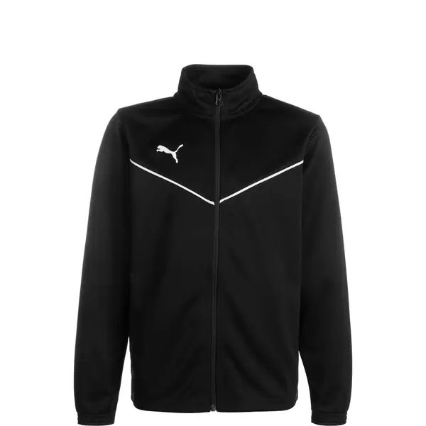 PUMA PUMA Športna jakna 'TeamRise'  črna / bela