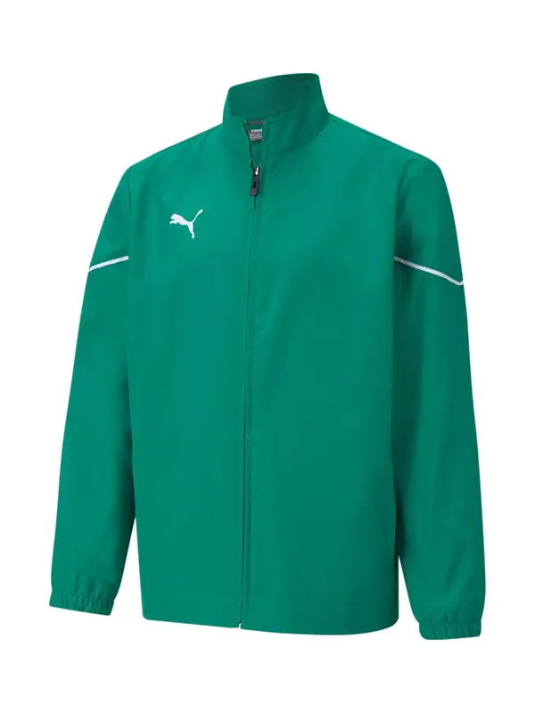 PUMA PUMA Športna jakna 'TeamRise'  zelena / bela