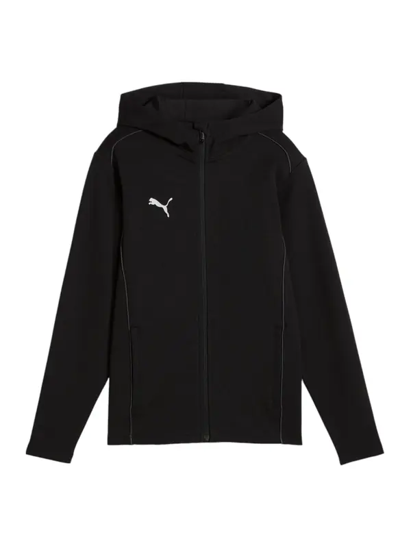 PUMA PUMA Športna jopa na zadrgo  črna / bela