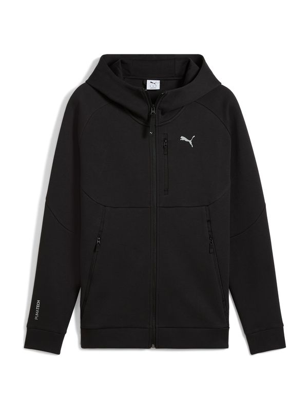 PUMA PUMA Športna jopa na zadrgo 'PUMATECH'  črna
