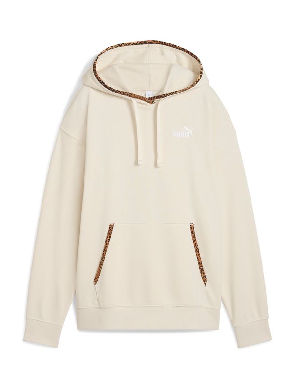 PUMA PUMA Športna majica 'ESS'  konjak / črna / bela / naravno bela