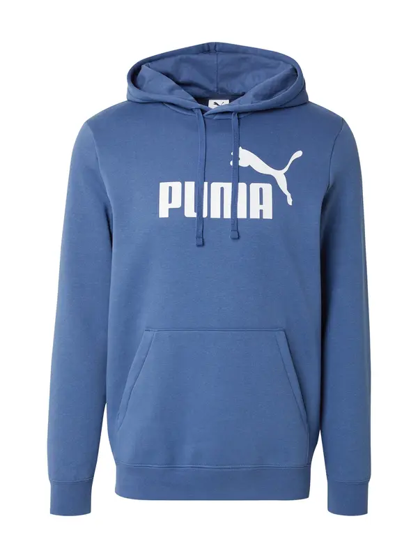 PUMA PUMA Športna majica 'Ess No. 1'  safir / bela