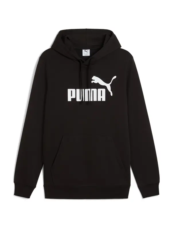PUMA PUMA Športna majica 'Essentials No. 1'  črna / bela