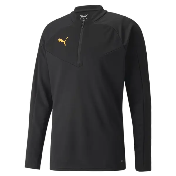 PUMA PUMA Športna majica 'IndividualFINAL'  rumena / črna