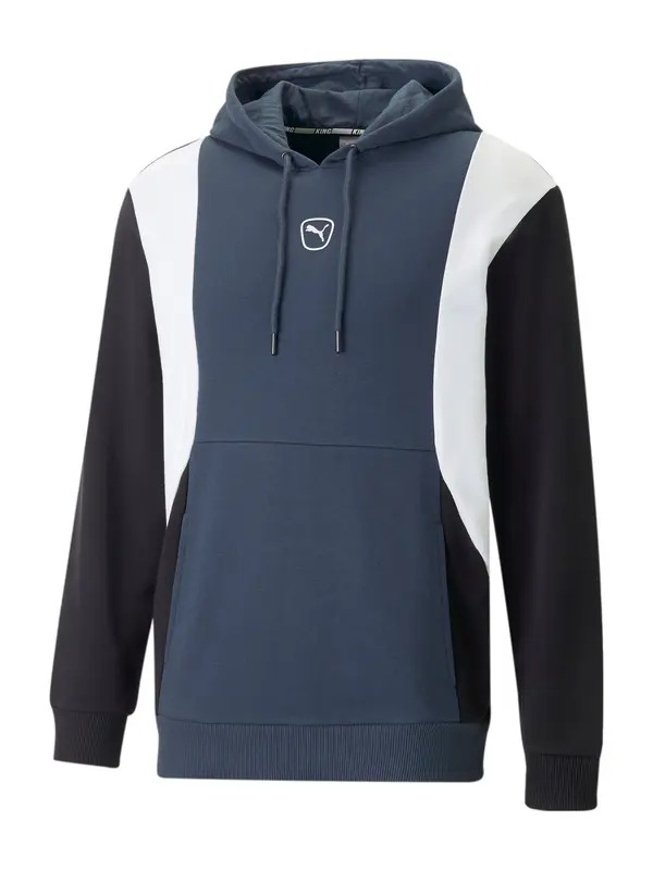 PUMA PUMA Športna majica 'King'  marine / črna / bela