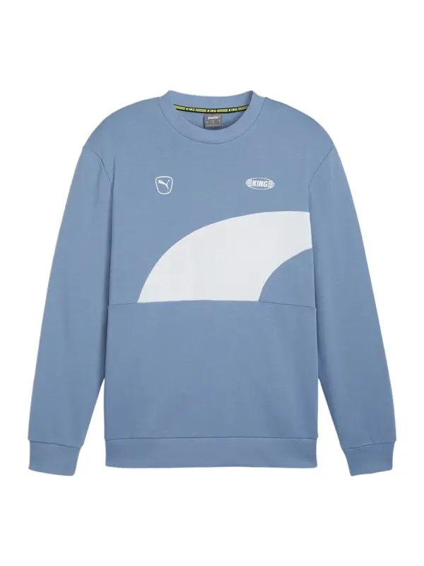 PUMA PUMA Športna majica  modra / bela
