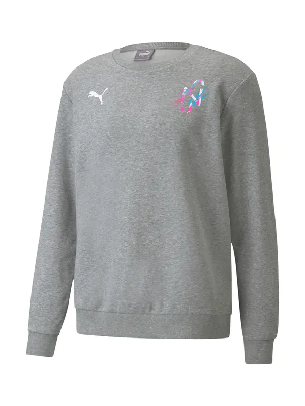 PUMA PUMA Športna majica 'Neymar'  cijansko modra / pegasto siva / roza / bela
