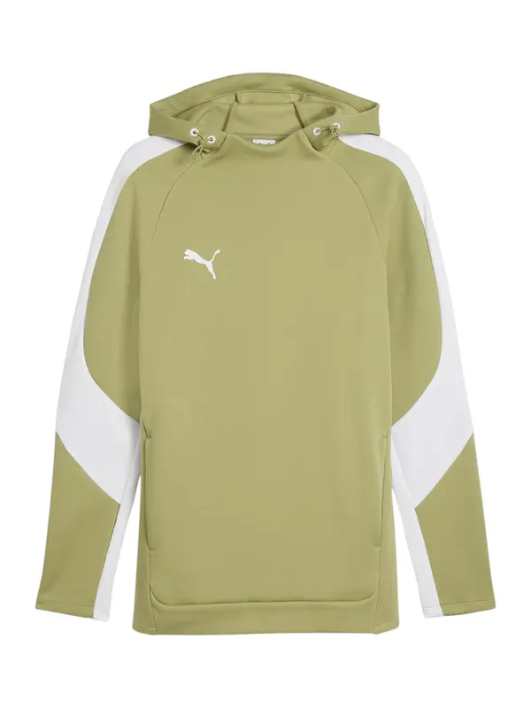 PUMA PUMA Športna majica  oliva / bela
