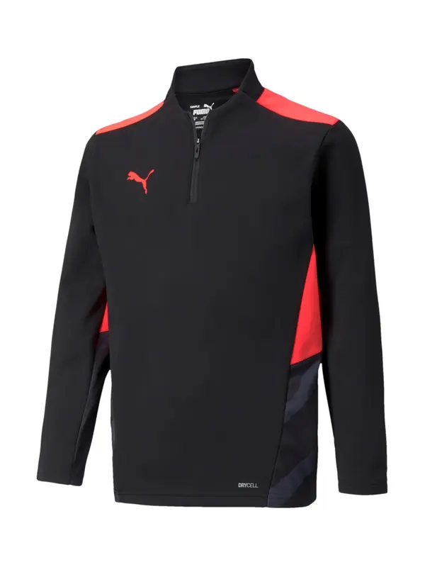 PUMA PUMA Športna majica  rdeča / črna