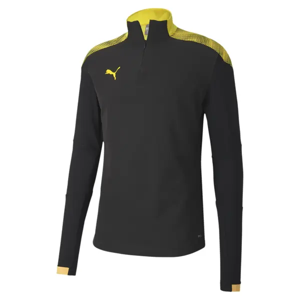 PUMA PUMA Športna majica  rumena / črna