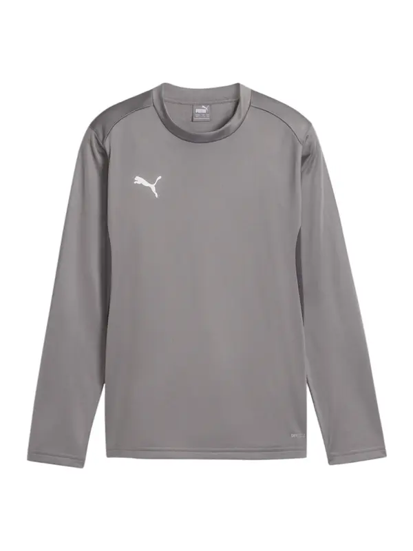PUMA PUMA Športna majica  siva / bela