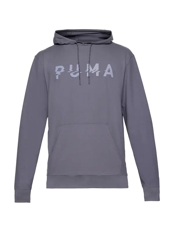 PUMA PUMA Športna majica  siva / svetlo siva