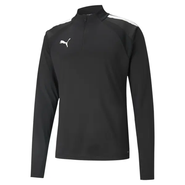 PUMA PUMA Športna majica 'Team Liga'  črna / bela