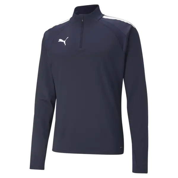 PUMA PUMA Športna majica 'Team Liga'  marine / bela