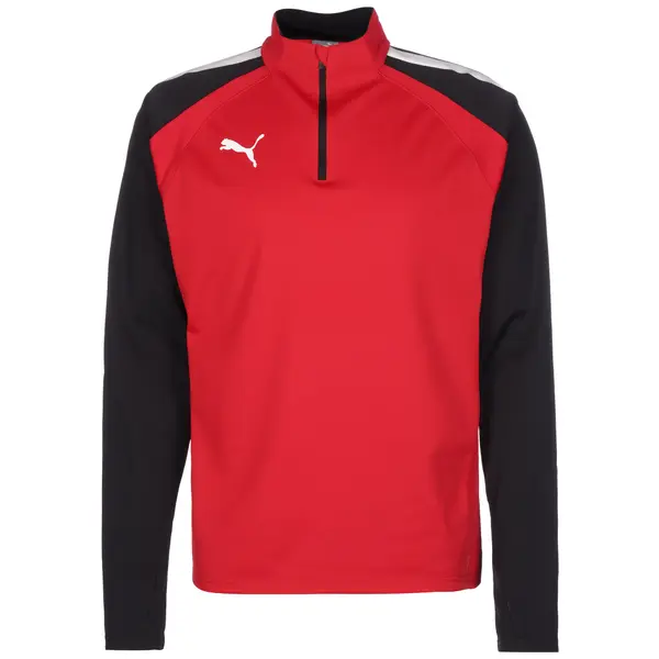 PUMA PUMA Športna majica 'Team Liga'  temno rdeča / črna / bela