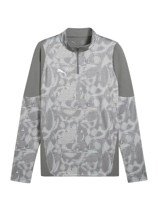 PUMA PUMA Športna majica 'TeamCup'  bazaltno siva / svetlo siva