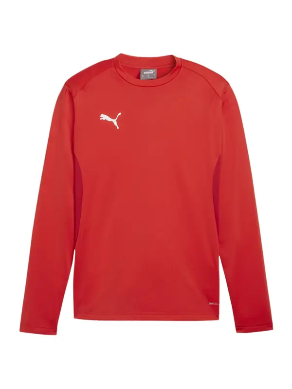 PUMA PUMA Športna majica 'teamGOAL'  rdeča / bela