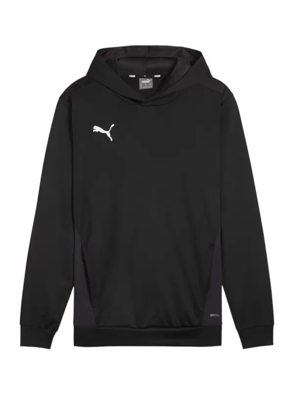 PUMA PUMA Športna majica 'TeamGoal'  temno liila / črna / bela