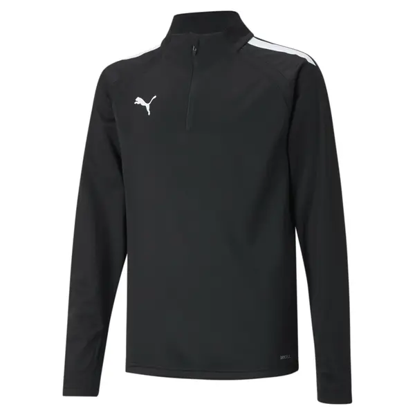 PUMA PUMA Športna majica 'TeamLiga 14'  črna / bela