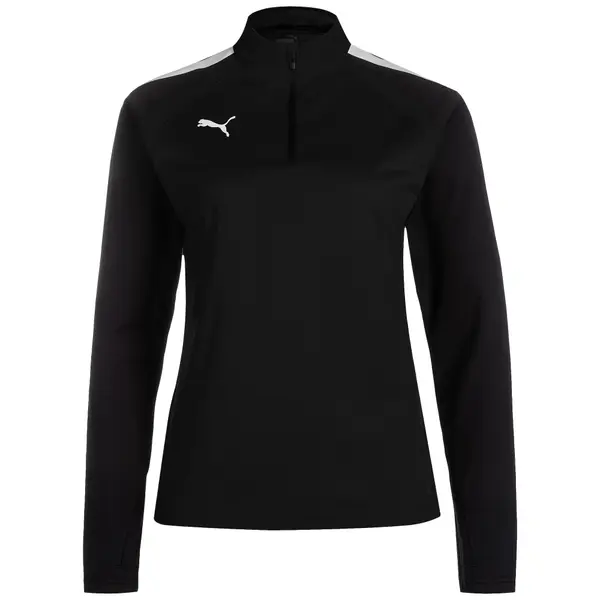 PUMA PUMA Športna majica 'TeamLiga'  črna / bela