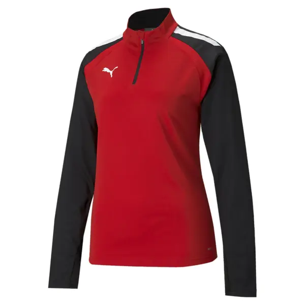 PUMA PUMA Športna majica 'TeamLIGA'  rdeča / črna / bela