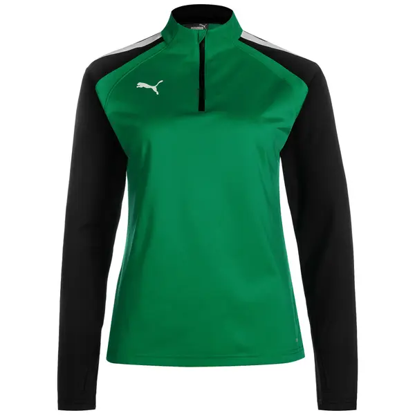 PUMA PUMA Športna majica 'TeamLiga'  zelena / črna / bela