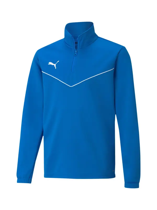 PUMA PUMA Športna majica 'TeamRise'  modra / bela