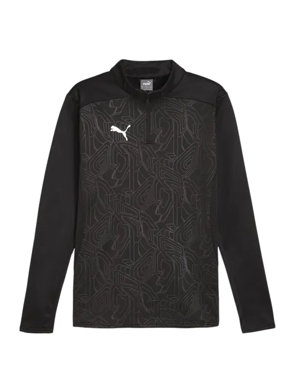 PUMA PUMA Športna majica  temno siva / črna