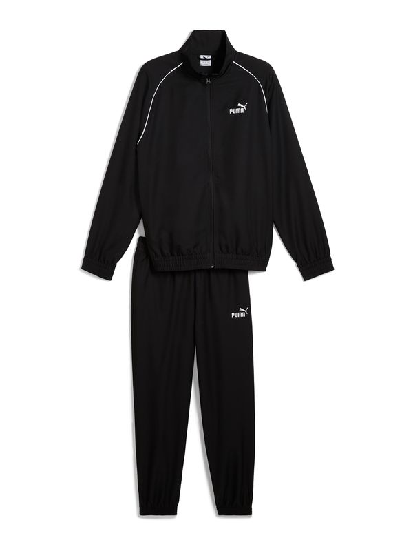 PUMA PUMA Športna trenirka  črna / bela