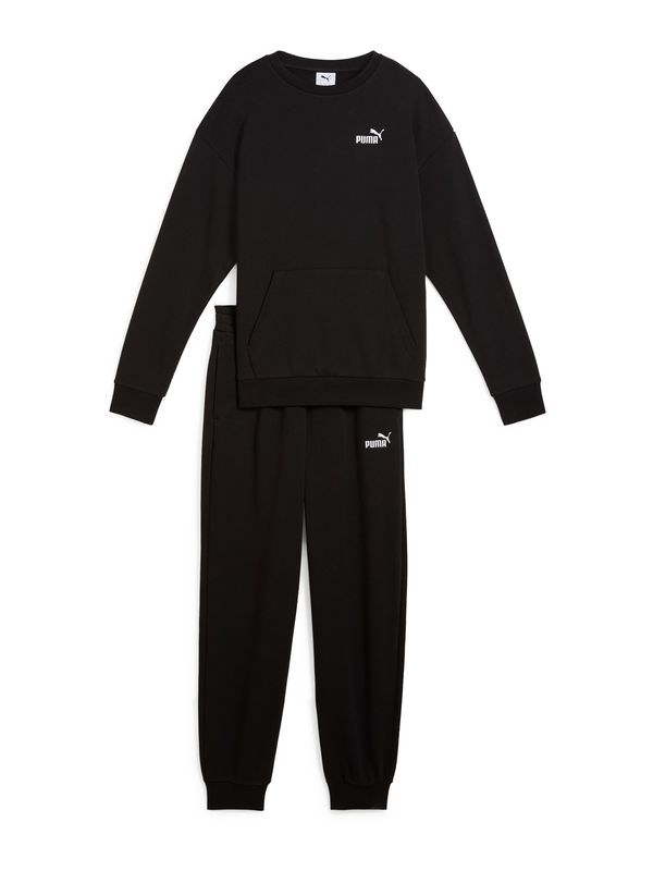 PUMA PUMA Športna trenirka  črna / bela