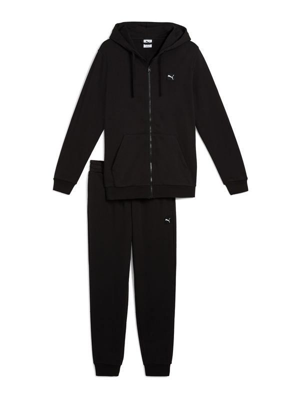 PUMA PUMA Športna trenirka  črna / bela