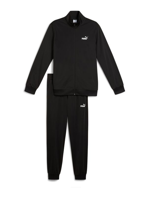 PUMA PUMA Športna trenirka 'ESS'  črna / bela