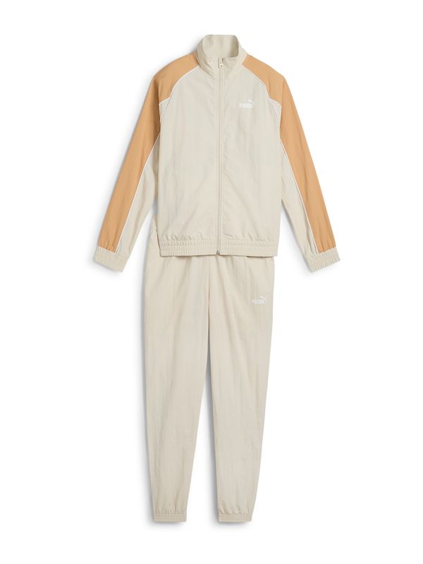 PUMA PUMA Športna trenirka  kamela / kit / bela