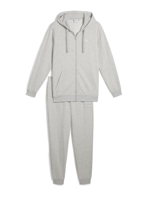 PUMA PUMA Športna trenirka  pegasto siva / bela