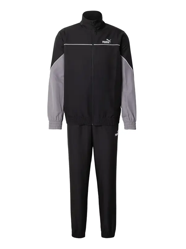 PUMA PUMA Športna trenirka  siva / črna / bela