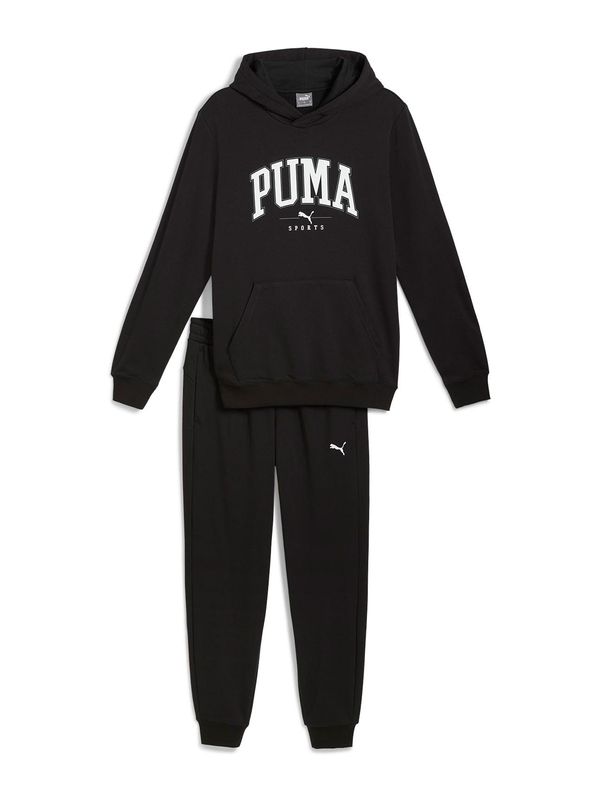 PUMA PUMA Športna trenirka 'SQUAD'  črna / bela