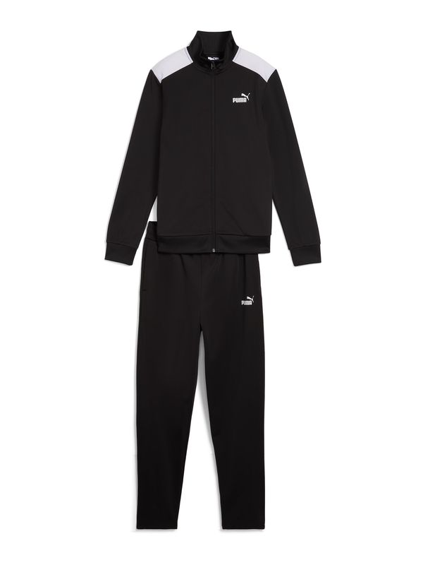 PUMA PUMA Športna trenirka  svetlo siva / črna / bela