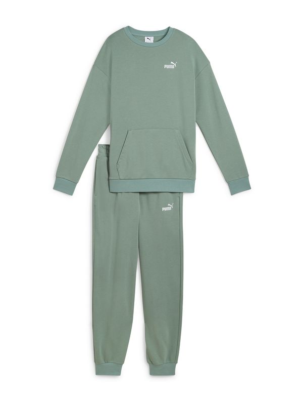 PUMA PUMA Športna trenirka  zelena / bela