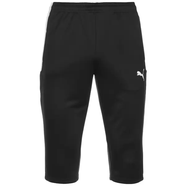 PUMA PUMA Športne hlače  črna / bela
