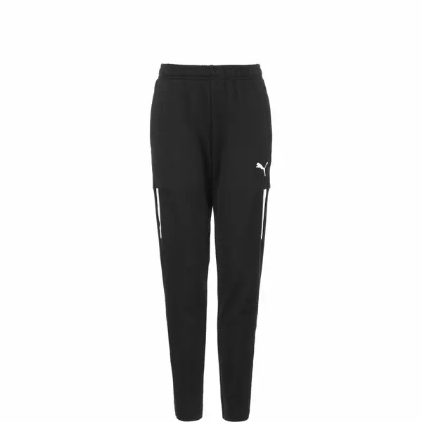 PUMA PUMA Športne hlače  črna / bela