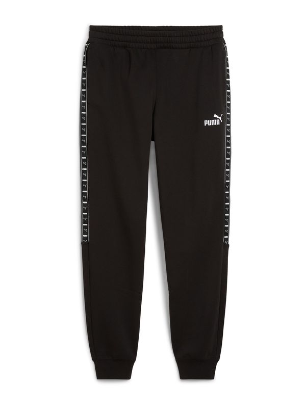 PUMA PUMA Športne hlače 'ESS'  črna / off-bela