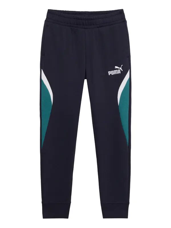 PUMA PUMA Športne hlače 'Ess'  mornarska / žad / bela