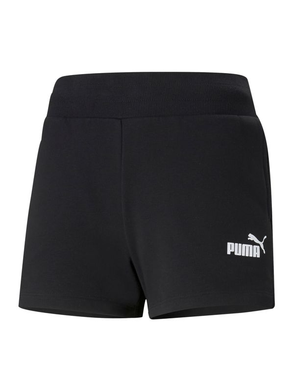 PUMA PUMA Športne hlače 'Essentials'  črna / bela